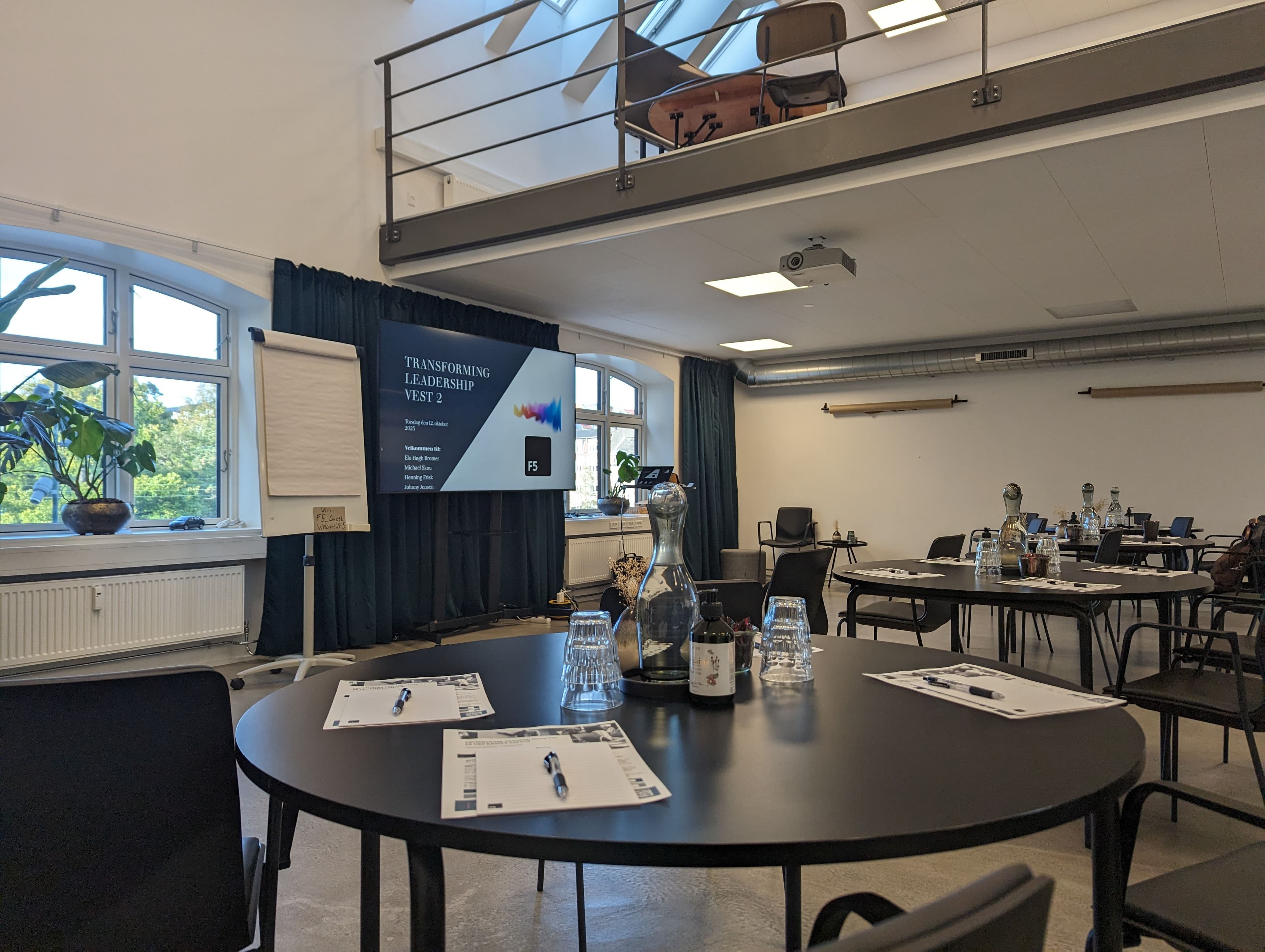 F5 i Danmark och på kontoret i Århus